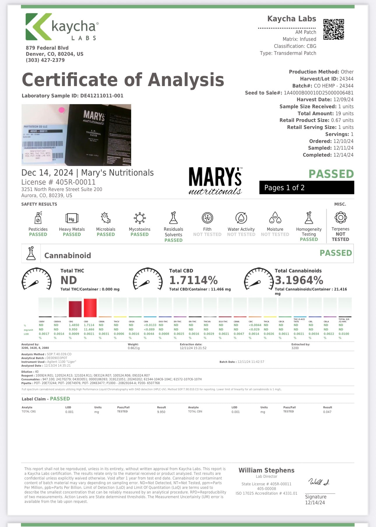 Mary's Methods: A.M. Transdermal Patch Multi-Pack (Coming soon…)