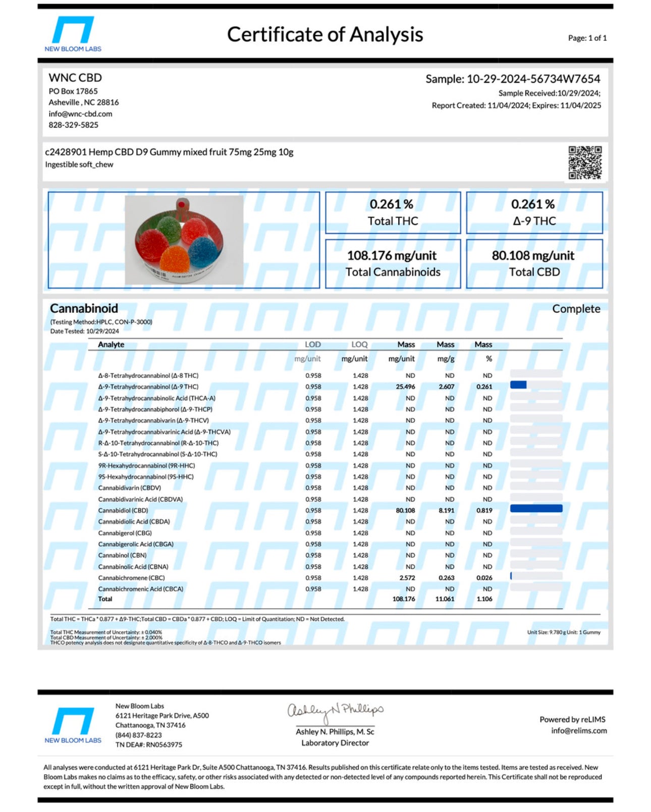TFCC— 3:1 CBD:THC(D9) Cherry Gummies