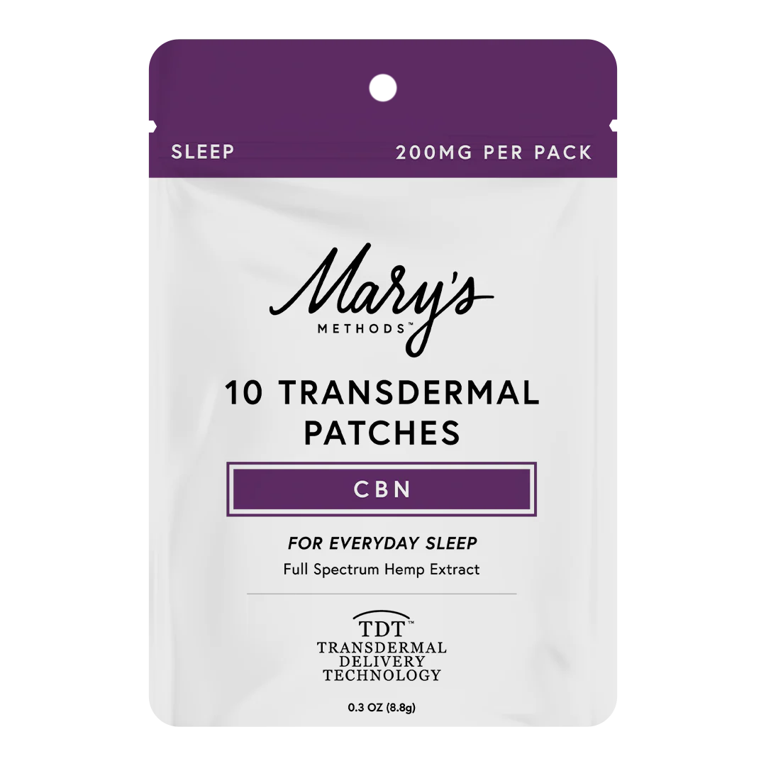 Mary's Methods: Sleep (CBN) Transdermal Patch Multi-Pack (Coming soon…)