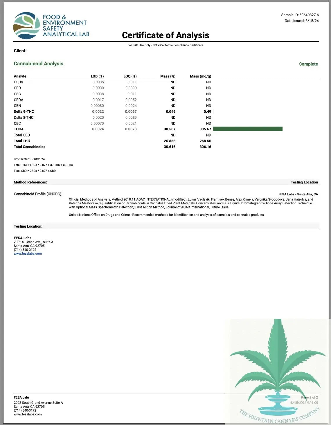 THCa Flower: Trop Cherry (Sativa), 30.57% THCa