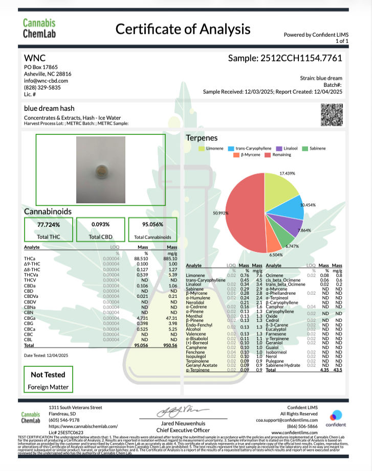 THCa Bubble Hash – Premium Solventless Cannabis Concentrate (Coming soon...)
