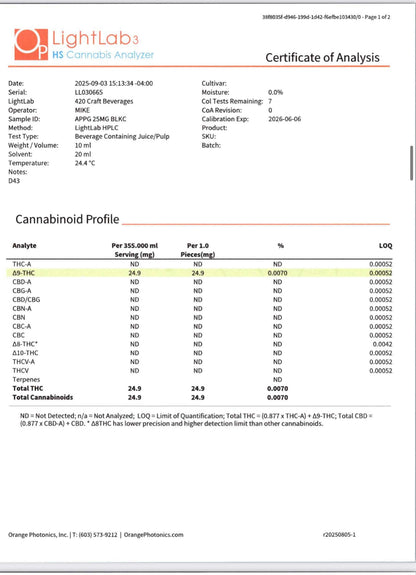 App Girls Cannabis- Black Cherry Soda