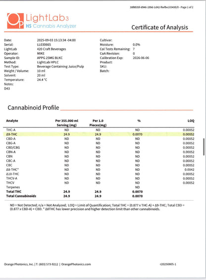 App Girls Cannabis- Black Cherry Soda