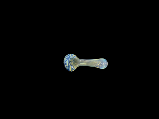 Blue Sand Glass Hand Pipe