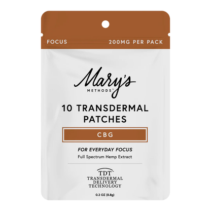 Mary's Methods: Focus (CBG) Transdermal Patch Multi-Packs