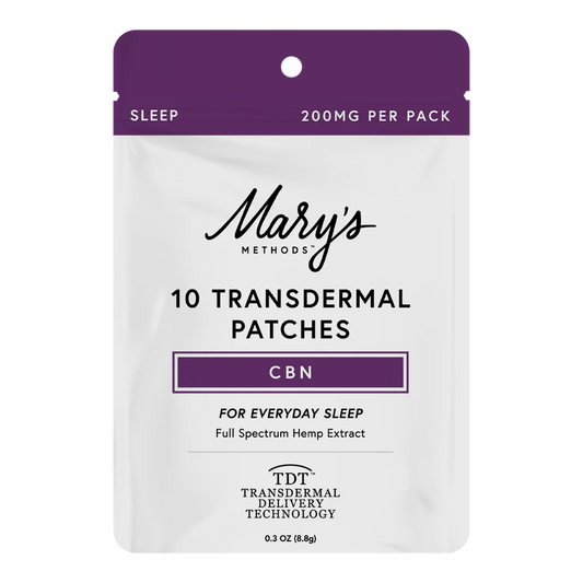 Mary's Methods: Sleep (CBN) Transdermal Patch Multi-Pack (Coming soon…)