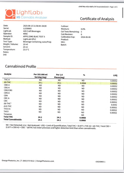 App Girls Cannabis- Black Cherry Soda