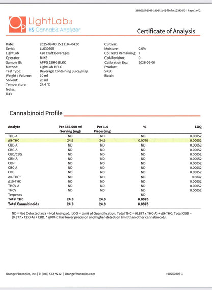App Girls Cannabis- Black Cherry Soda