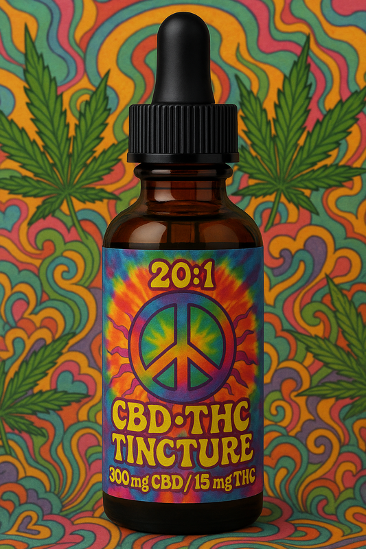 TFCC— 20:1 Full Spectrum CBD Dominant Tincture Oil— 300mg CBD/15mg THC PER ML—15ML and 120ML Bottle