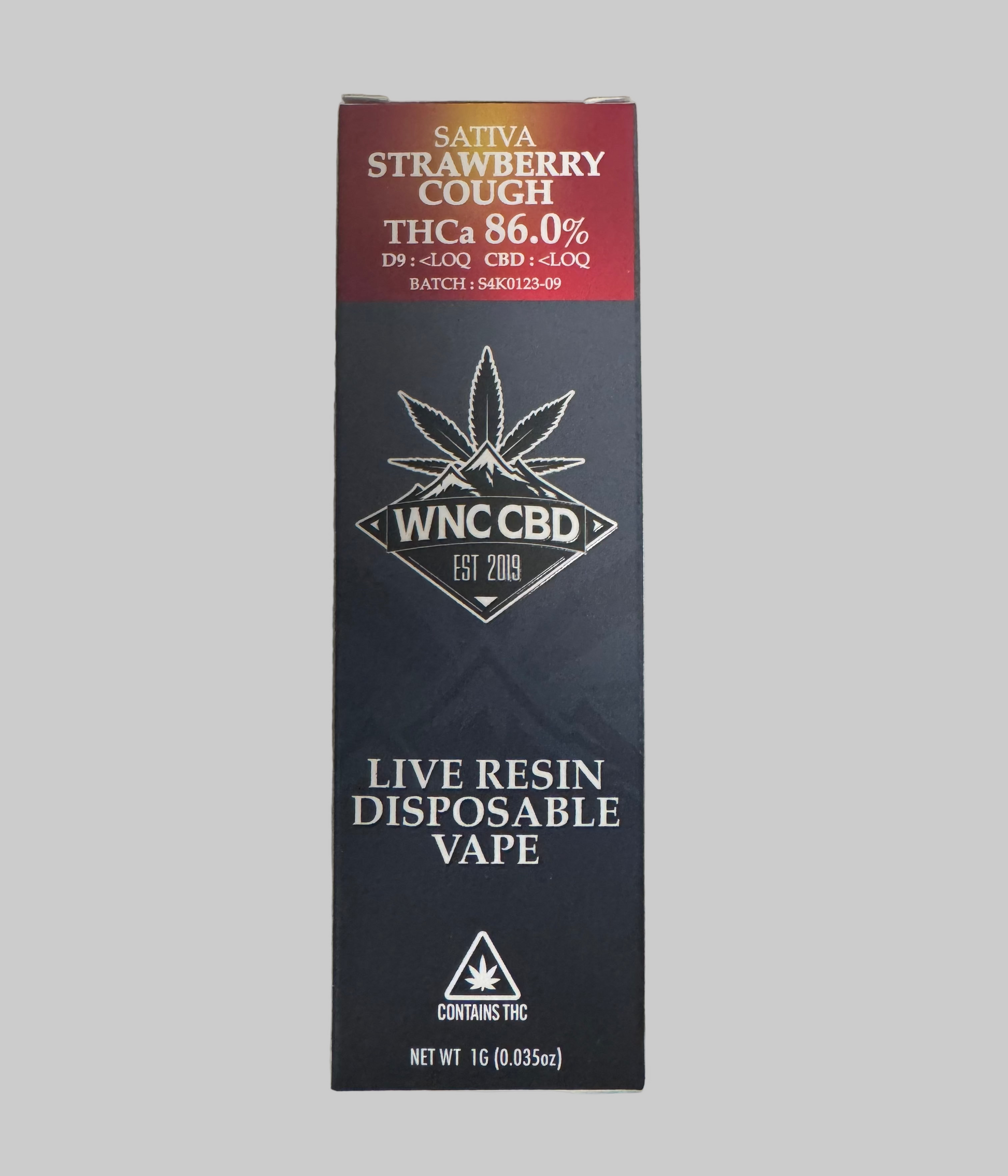 WNC-CBD THCa Live Resin Disposable Vape, 1 Gram The Fountain Cannabis Company WNC-CBD THCa Live Resin Disposable Vape, 1 Gram The Fountain Cannabis Company