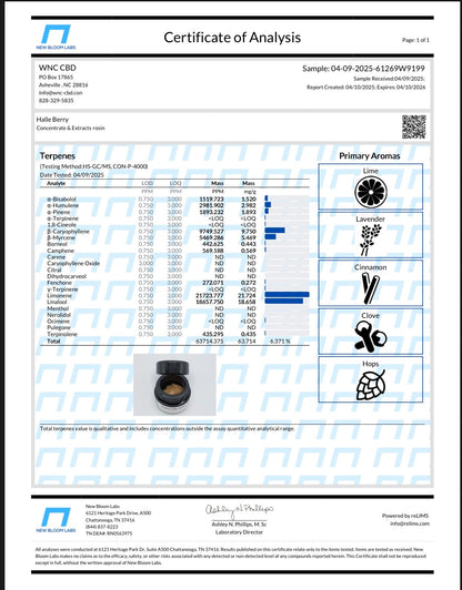 WNC-CBD: Traveler Extreme THCa Live Rosin Disposable Vape, 0.5 Grams