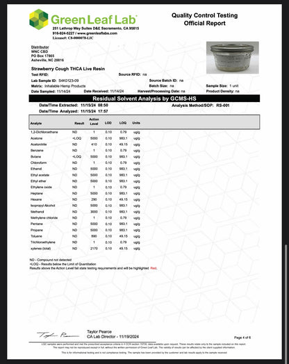 WNC-CBD — THCa Live Resin Disposable Vape, 1 Gram
