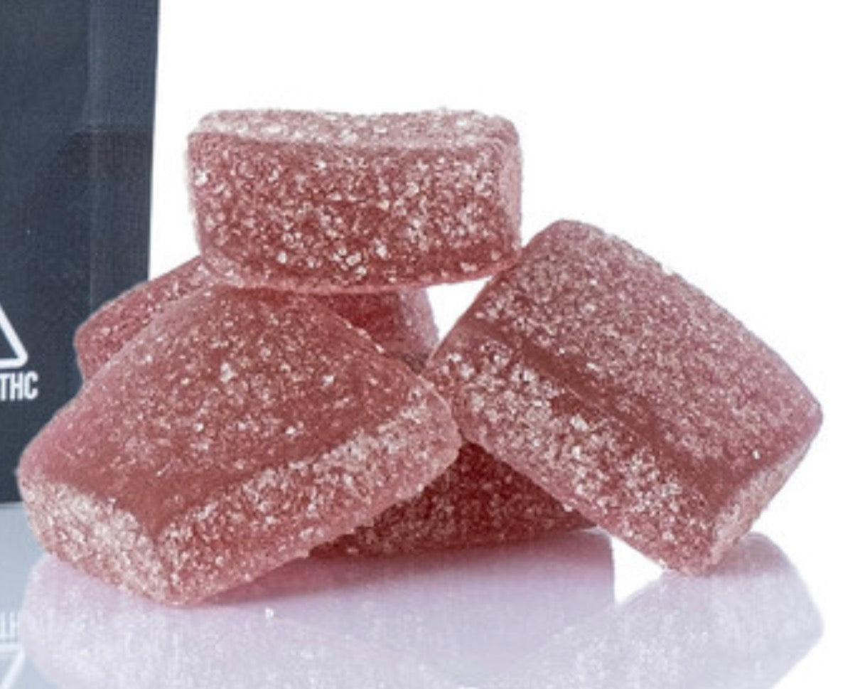 TFCC “Ice Cream Cake” Live Resin Gummies (Black Raspberry flavored)—25mg THC each (<0.3% Delta-9 THC)
