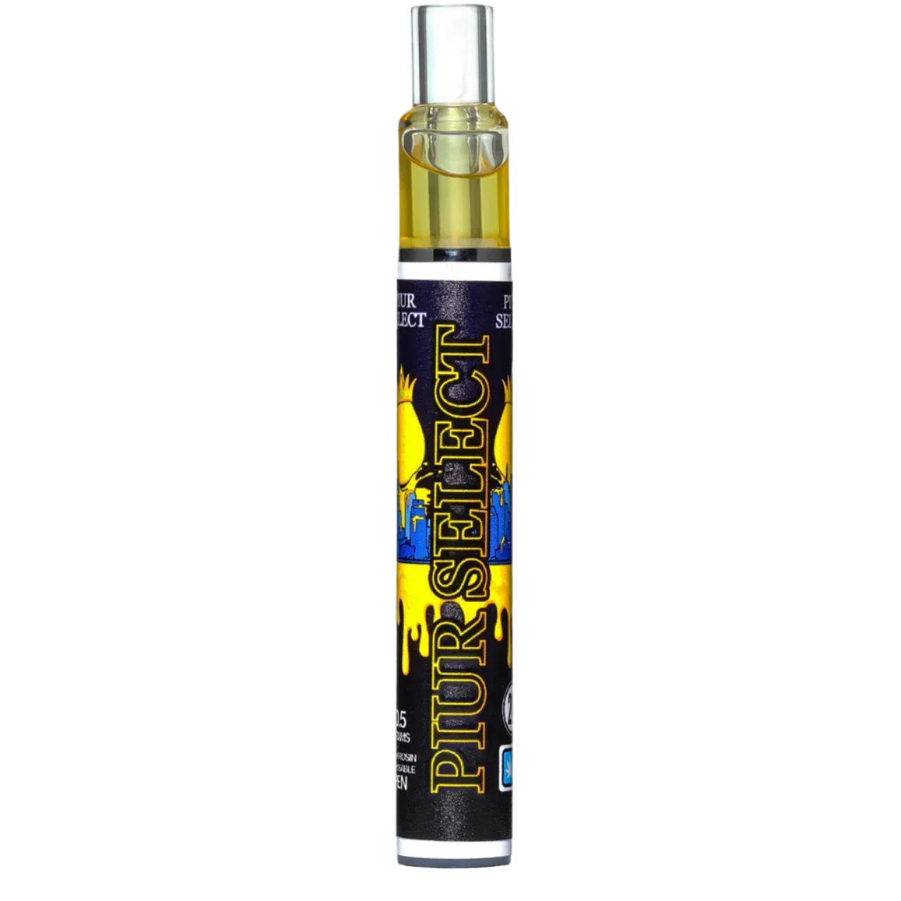 PIUR SELECT— Type 1 - High THCA Live Rosin Disposable Pen