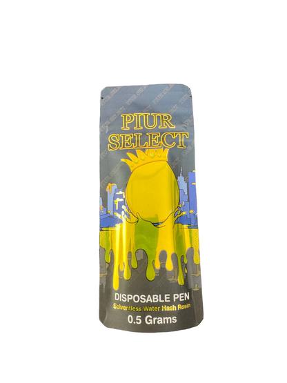 PIUR SELECT— Type 1 - High THCA Live Rosin Disposable Pen