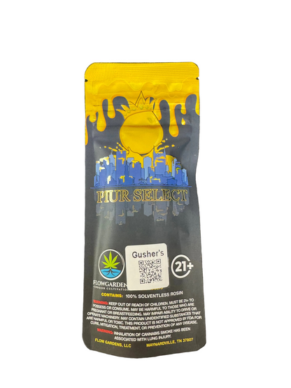 PIUR SELECT— Type 1 - High THCA Live Rosin Disposable Pen