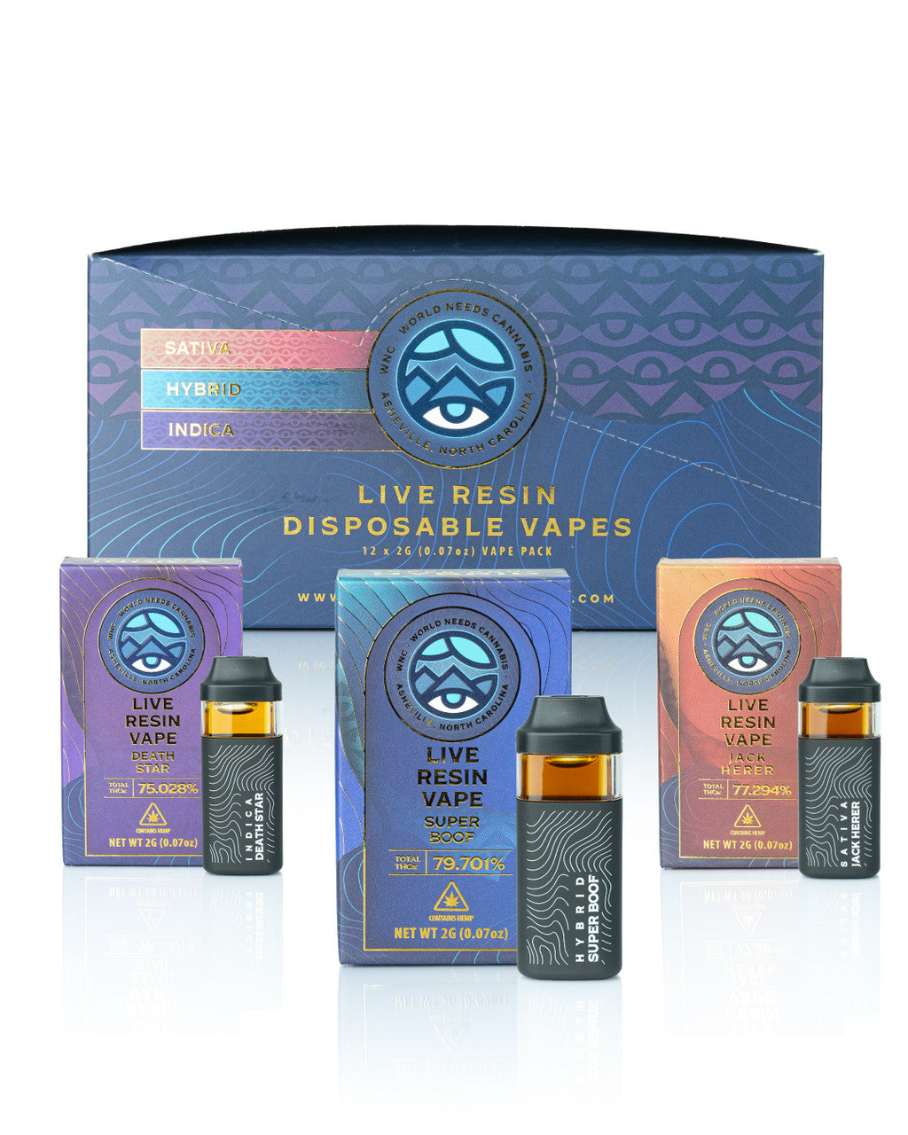 WNC-CBD: THCa Live Resin Disposable Vape 2g (Coming Soon...)