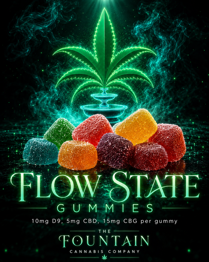 Flow State Gummies - 10mg THC, 5mg CBD, 15mg CBG each (Coming Soon...)